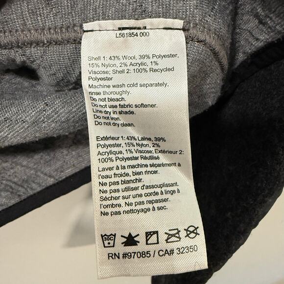 Outdoor Research Men's Cyprus Hybrid Half Zip Pullover Wool Gray Medium - Picture 6 of 9